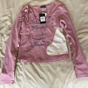 Deadstock PARASUCO Denim Cult Pink Top